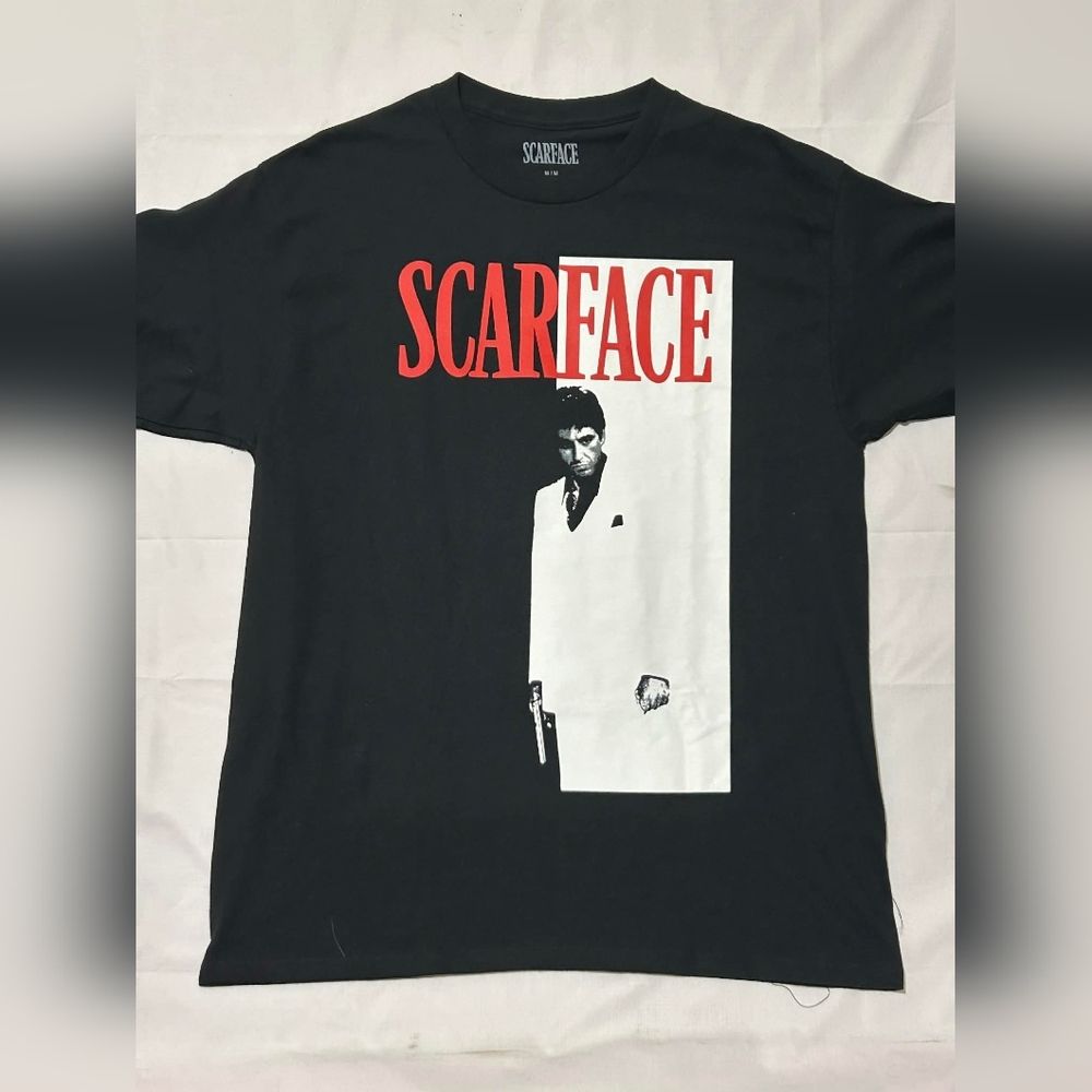 Scarface Licensed T-Shirt NWOT Sz M Fits Men’s L Women’s XL P2P 23-30 Oversized